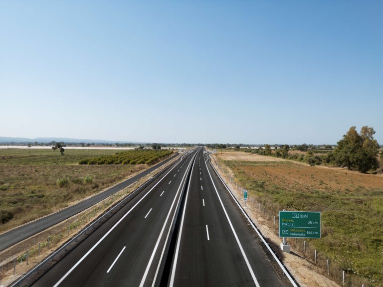 Τελικές εργασίες κατασκευής και σύνδεσης  με τον νέο αυτοκινητόδρομο Πατρών – Πύργου